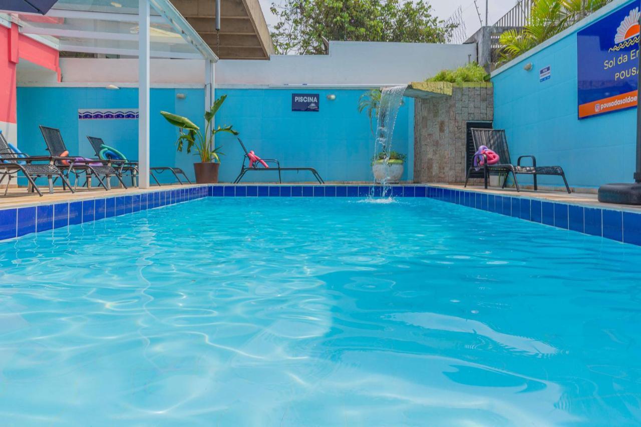 Pousada Sol Da Enseada Guaruja Inn - Piscina Aquecida Exterior foto
